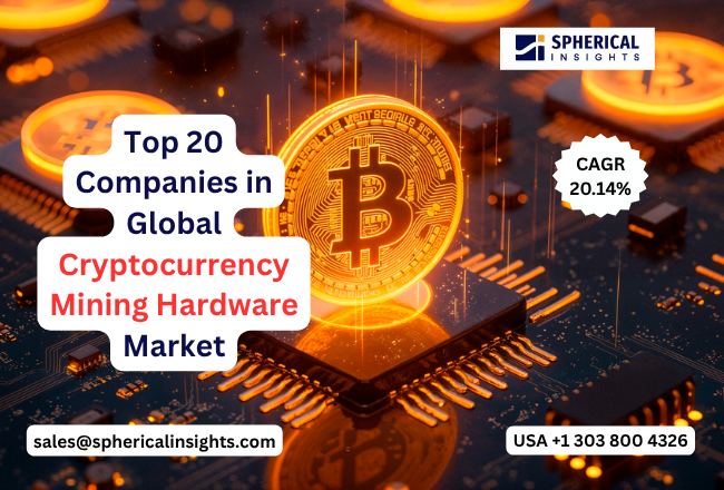 世界の仮想通貨マイニングハードウェア市場のトップ20企業：2035年までの統計レポート