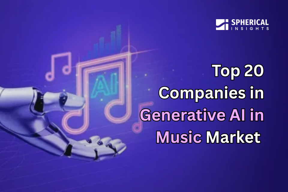 2025 年の音楽市場におけるジェネレーティブ AI のトップ 20 企業: 戦略概要と将来の傾向 (2024 ～ 2035 年)