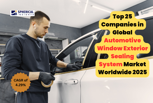 世界の自動車用ウィンドウ外装シーリングシステム市場における主要企業トップ25（2025年）：市場調査レポート（2026～2035年）