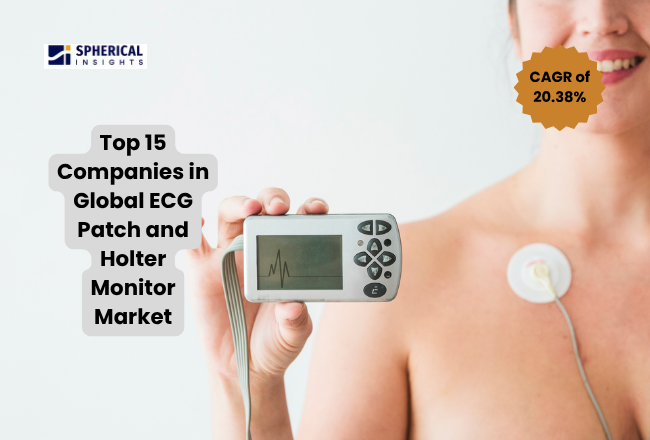 世界のECGパッチおよびホルター心電計市場における主要企業トップ15：Spherical Insightsによる業界インテリジェンス・レポート（2026～2035年）