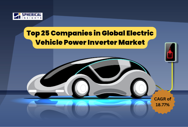 世界の電気自動車（EV）用パワーインバーター市場における主要企業トップ25：2035年までの統計レポート