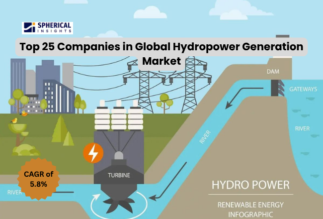 世界の水力発電市場におけるトップ25企業：2035年までの統計レポート
