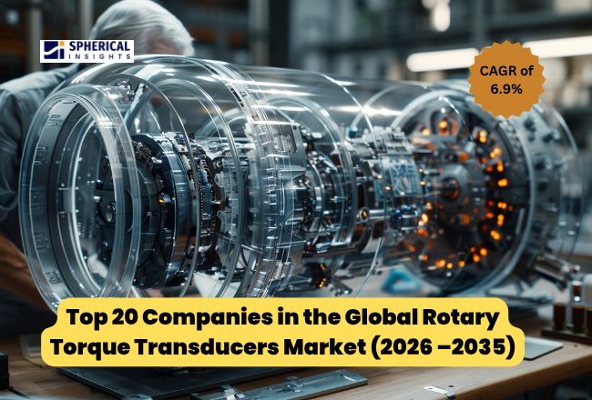世界の回転トルク変換器市場における主要企業トップ20（2026年～2035年）：Spherical Insightsによる分析