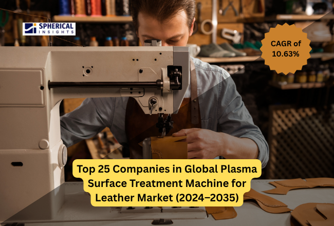 世界の皮革用プラズマ表面処理装置市場における主要企業トップ25（2024年～2035年）：Spherical Insightsによる専門的見解