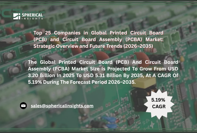 世界のプリント基板（PCB）および基板実装（PCBA）市場における主要企業トップ25社：戦略的概要と将来の動向（2026～2035年）