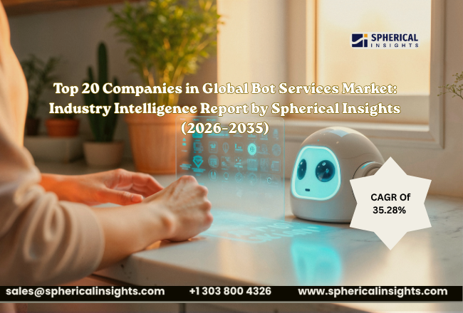 世界のボットサービス市場におけるトップ20企業：Spherical Insightsによる業界インテリジェンスレポート（2026年～2035年）