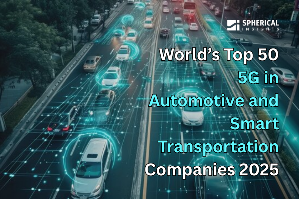 世界の自動車・スマート交通分野における5G関連企業トップ50（2025年版）：Spherical Insightsによる業界インテリジェンスレポート（2024年～2035年）